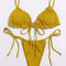 Bikini Triangular Sexy Estilo Europeo con Correa Ajustable