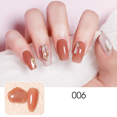Esmalte de Uñas Jade Translúcido Nude Púrpura Sucio - Image 6