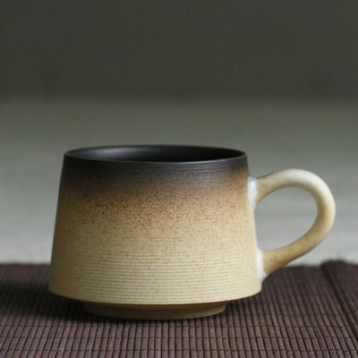 Taza de Cerámica Retro Esmerilada con Diseño Creativo - Image 4