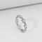 Simple Stacking Combination Ring Female 925 Sterling Plateado 2STYLE