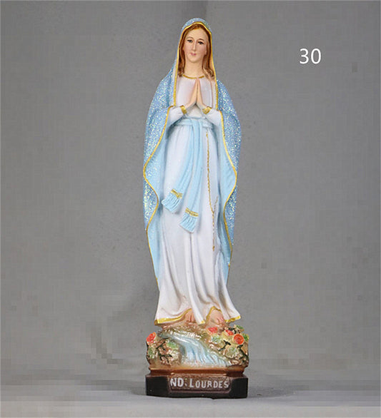 Estatua Sagrada de la Virgen María y Jesús - Icono Católico para el Hogar - Image 2