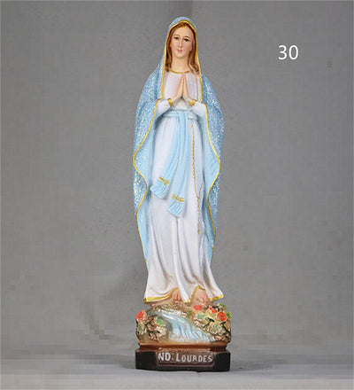 Estatua Sagrada de la Virgen María y Jesús - Icono Católico para el Hogar - Image 2