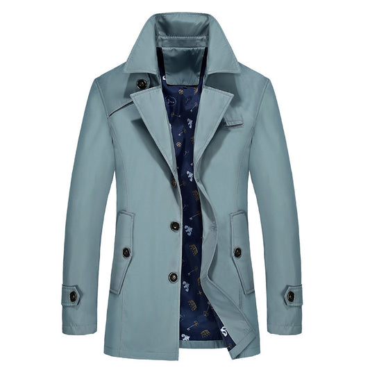 Chaqueta Delgada Slim Fit Coreana para Hombre Talla Grande - Image 2