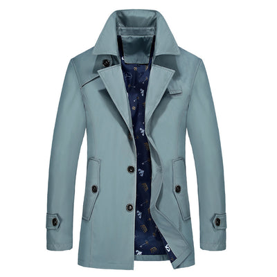 Chaqueta Delgada Slim Fit Coreana para Hombre Talla Grande - Image 2