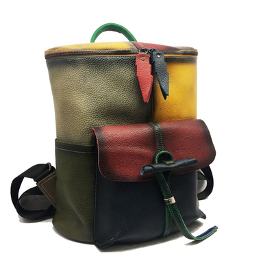 Mochila de Cuero Premium Capacidad Grande con Acabado Artesanal - Image 8