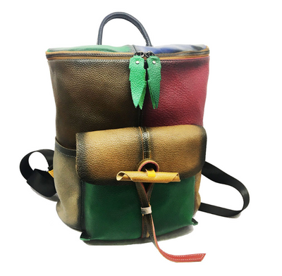 Mochila de Cuero Premium Capacidad Grande con Acabado Artesanal - Image 9