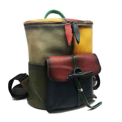Mochila de Cuero Premium Capacidad Grande con Acabado Artesanal - Image 6