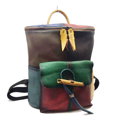 Mochila de Cuero Premium Capacidad Grande con Acabado Artesanal - Image 2
