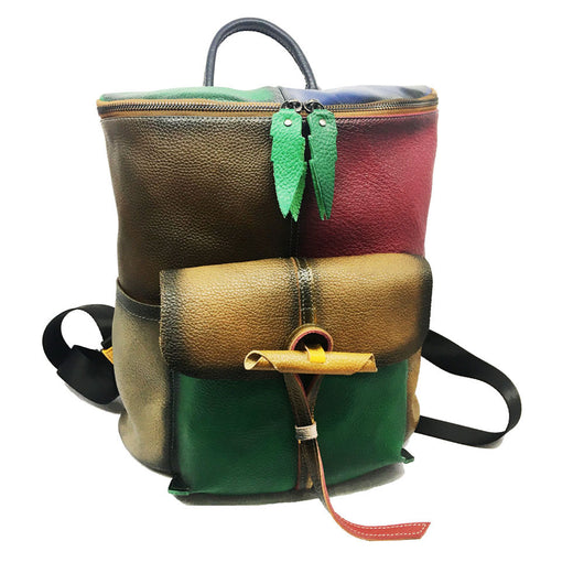 Mochila de Cuero Premium Capacidad Grande con Acabado Artesanal - Image 3
