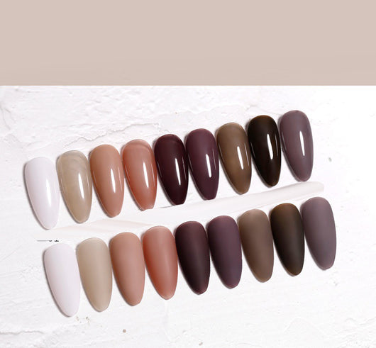 Pegamento para Uñas Cat's Eye Polvo Desnudo Púrpura Oscuro - Fórmula Profesional - Image 38