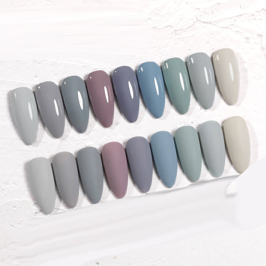 Pegamento para Uñas Cat's Eye Polvo Desnudo Púrpura Oscuro - Fórmula Profesional - Image 52