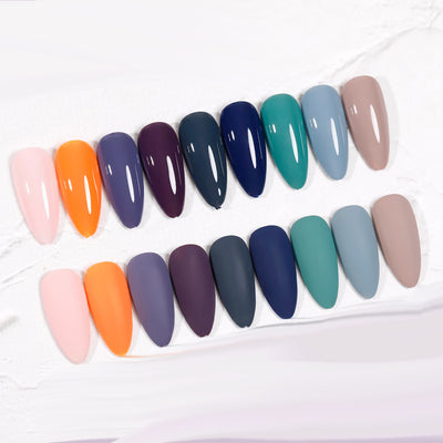 Pegamento para Uñas Cat's Eye Polvo Desnudo Púrpura Oscuro - Fórmula Profesional - Image 58