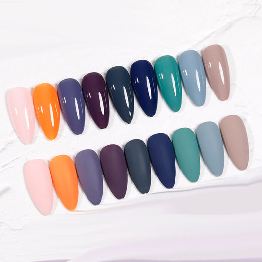 Pegamento para Uñas Cat's Eye Polvo Desnudo Púrpura Oscuro - Fórmula Profesional - Image 58