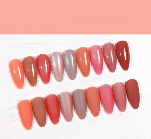 Pegamento para Uñas Cat's Eye Polvo Desnudo Púrpura Oscuro - Fórmula Profesional - Image 34