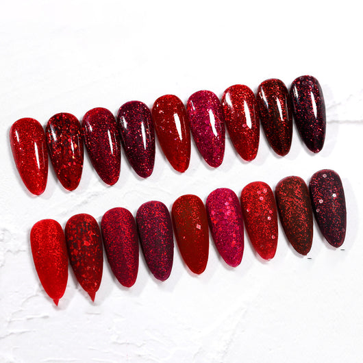 Pegamento para Uñas Cat's Eye Polvo Desnudo Púrpura Oscuro - Fórmula Profesional - Image 26