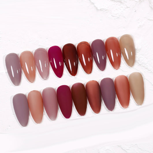 Pegamento para Uñas Cat's Eye Polvo Desnudo Púrpura Oscuro - Fórmula Profesional - Image 30