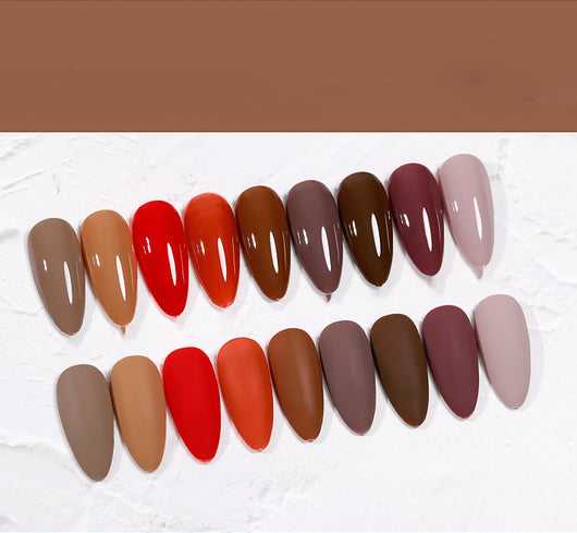 Pegamento para Uñas Cat's Eye Polvo Desnudo Púrpura Oscuro - Fórmula Profesional - Image 22