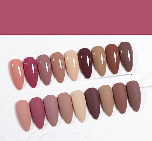 Pegamento para Uñas Cat's Eye Polvo Desnudo Púrpura Oscuro - Fórmula Profesional - Image 21