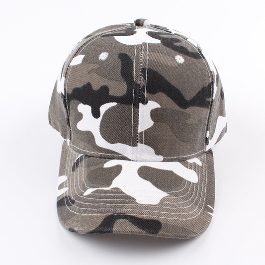 Gorra de Béisbol Camuflaje Retro Unisex con Visera Curva