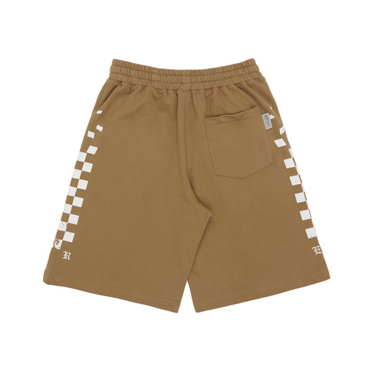 Shorts Tejidos a Cuadros Beige - Image 10