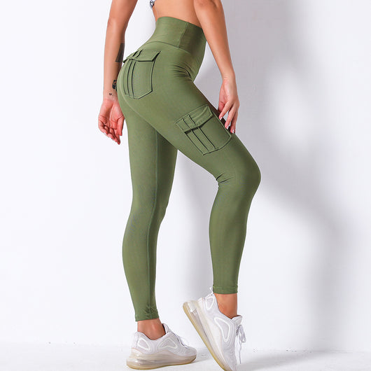 Pantalones Deportivos Cintura Alta Secado Rápido con Levantacaderas - Image 6