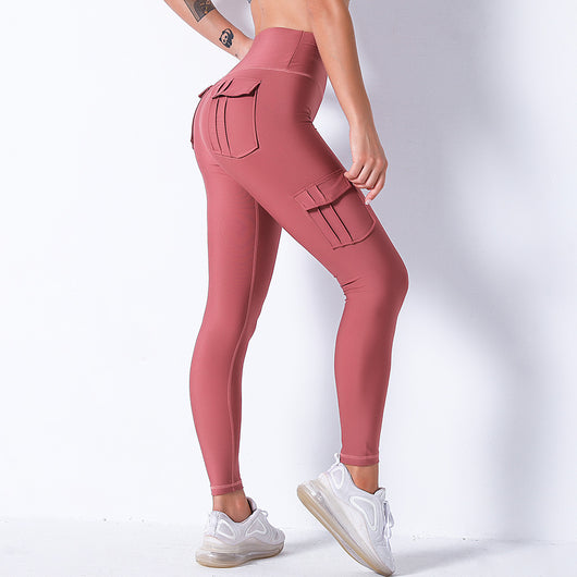 Pantalones Deportivos Cintura Alta Secado Rápido con Levantacaderas - Image 7