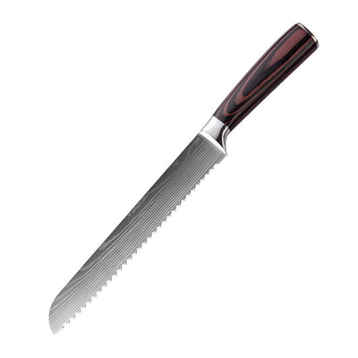 Juego de Cuchillos Japoneses con Patrón Láser - Image 8