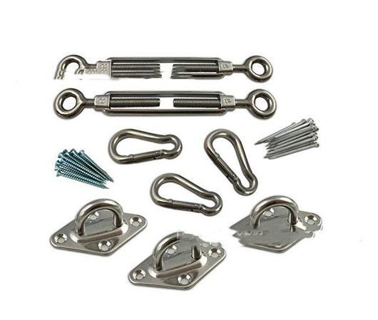 Kit de 8 Piezas Accesorios de Fijación en Acero Inoxidable para Velas de Sombra - Image 10