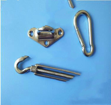 Kit de 8 Piezas Accesorios de Fijación en Acero Inoxidable para Velas de Sombra - Image 2