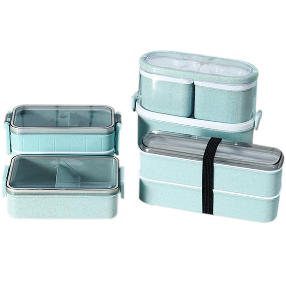 Lonchera Bento Box de Fibra de Trigo Microondeable
