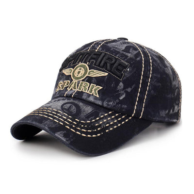 Gorra de Béisbol Denim Lavado - Protección Solar Todo el Año