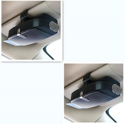 Organizador de gafas para auto con clip para visera - Image 8