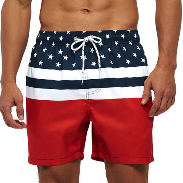 Shorts Estampados Sueltos para Playa y Surf