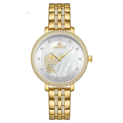 Reloj de Negocios para Mujer con Banda de Acero Inoxidable Resistente al Agua - Image 8