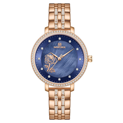 Reloj de Negocios para Mujer con Banda de Acero Inoxidable Resistente al Agua - Image 9