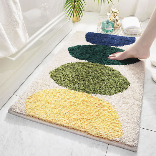 Tapete de Baño con Hojas Verdes Antideslizante - Image 11