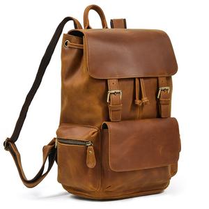 Mochila de Cuero Crazy Horse para Hombre - Image 12