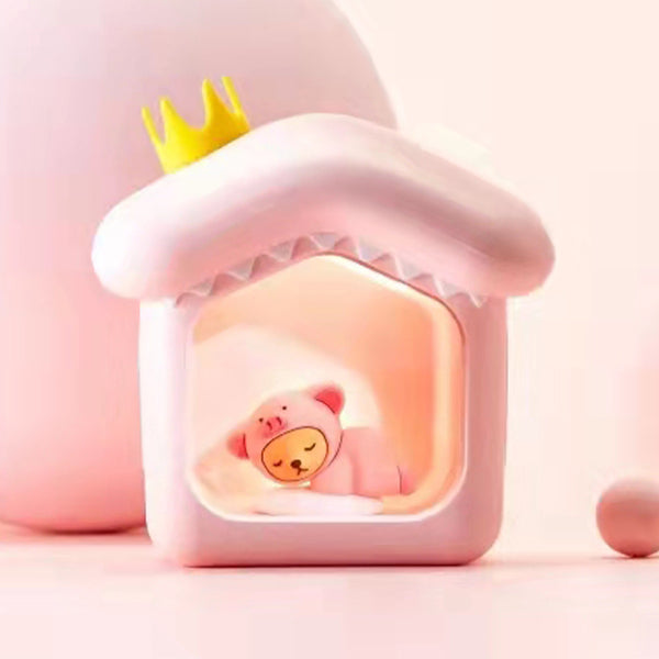 Lámpara LED Nocturna Infantil con Forma de Oso - Recargable y Protectora de la Vista