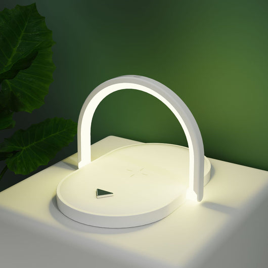 Cargador Inalámbrico 15W con Luz Nocturna y Soporte para Móvil - Image 4