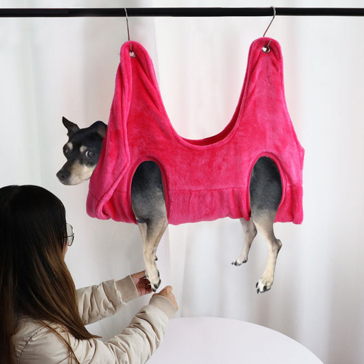 Hamaca de Aseo para Corte de Uñas en Mascotas
