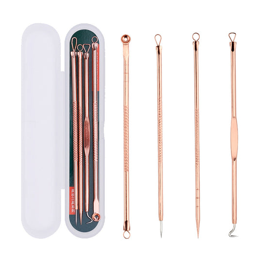 Set de 4 Agujas Dermatológicas Oro Rosa para Acné - Image 8