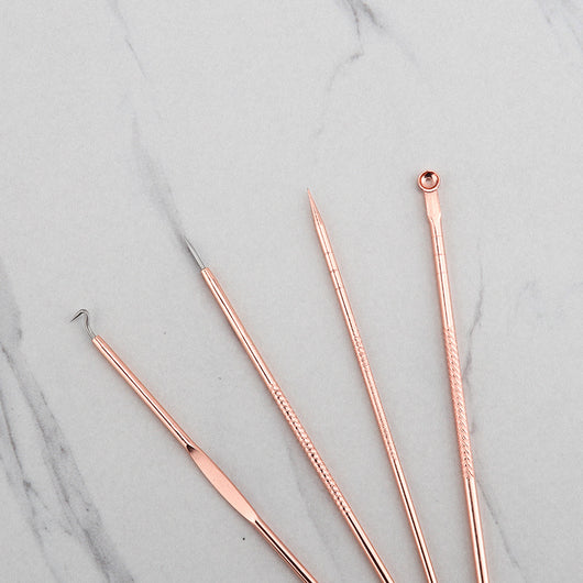 Set de 4 Agujas Dermatológicas Oro Rosa para Acné - Image 12