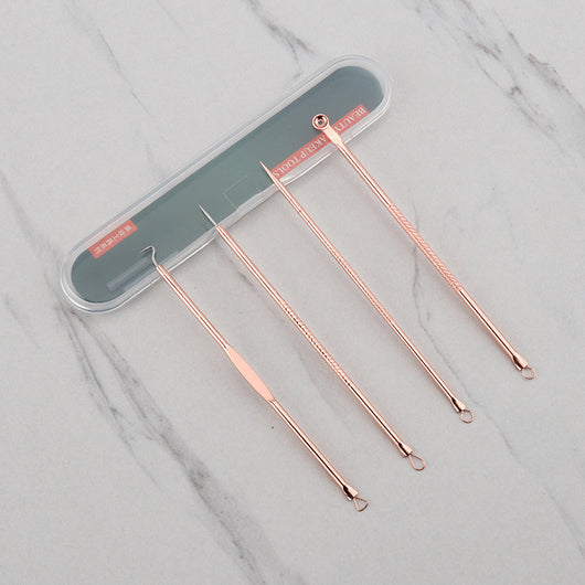 Set de 4 Agujas Dermatológicas Oro Rosa para Acné - Image 6