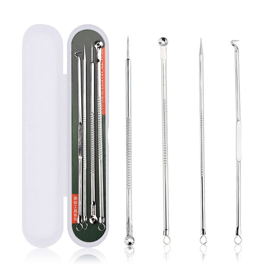 Set de 4 Agujas Dermatológicas Oro Rosa para Acné - Image 2