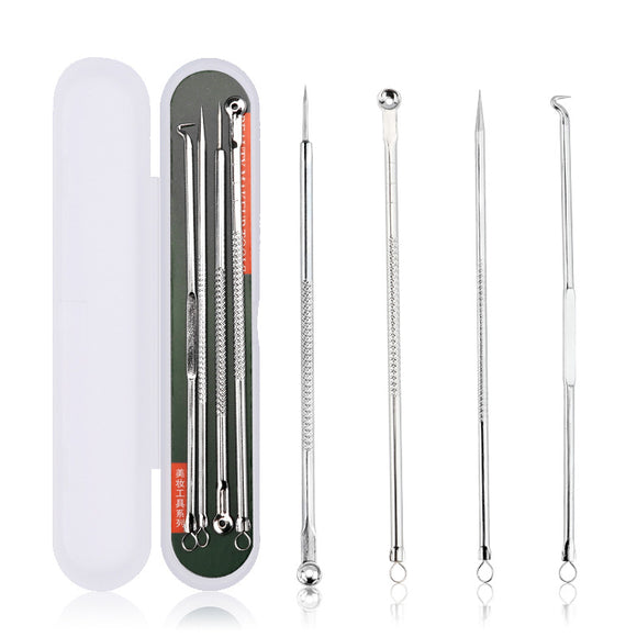 Set de 4 Agujas Dermatológicas Oro Rosa para Acné