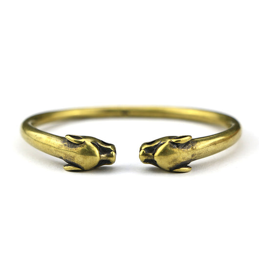 Pulseras de Leopardo en Latón para Hombre - Joyería Punk - Image 3