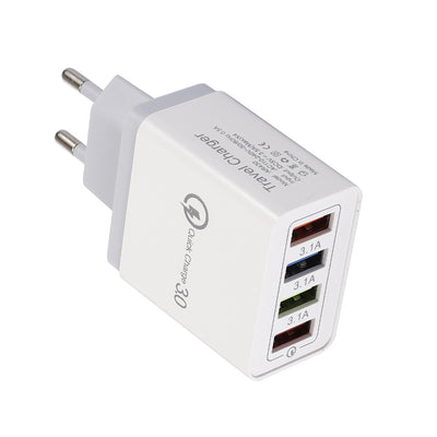 Cargador Rápido 4 Puertos USB con Tecnología Luminosa