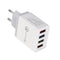 Cargador Rápido 4 Puertos USB con Tecnología Luminosa