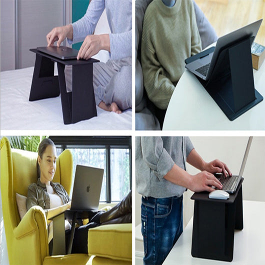 Soporte Portátil para Laptop Plegable con Almohadilla Refrigerante - Image 2