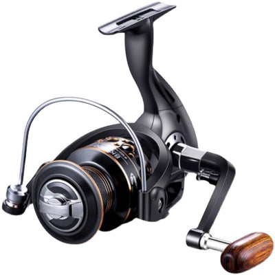 Carrete de Pesca Metal Completo - Rueda para Caña de Mar Larga Distancia